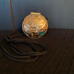 Lunacy Gold Metal Crafted Fish Purse